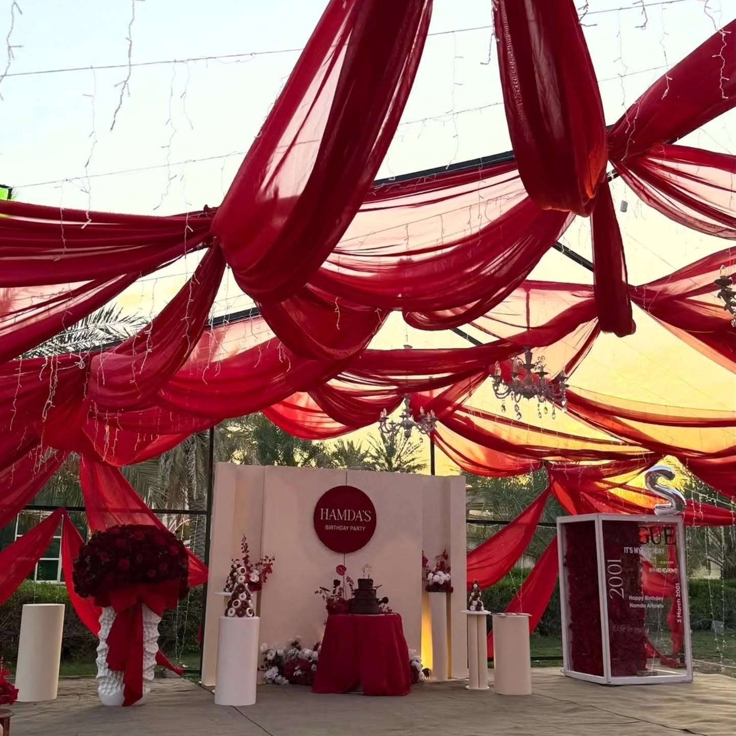 Premier Events & Decor birthday customized backdrop